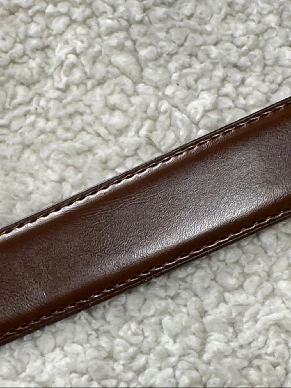 Mio Marino Collection  Size 36 Men’s Leather Belt, Beautiful Shiny Buckle EUC!